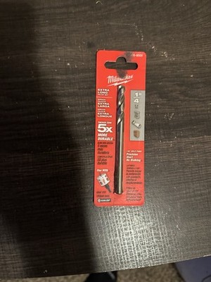 Milwaukee Tool 49-56-8000 High Speed Steel (HSS) Pilot Bit, 1/4'' x 4''