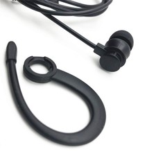 Single Side Earphone in-Ear Stereo to Mono Earbuds,3.5mm Plug Ear Hook Earpie...