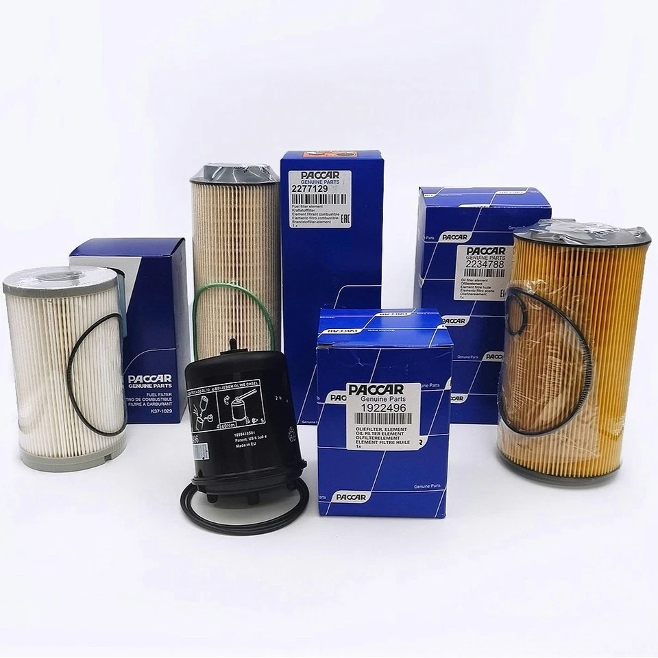 New Oil & Fuel Filter Kit Fits For MX-13 Engine 2277129 K37-1029 1922496 2234788 - Image 3 of 4