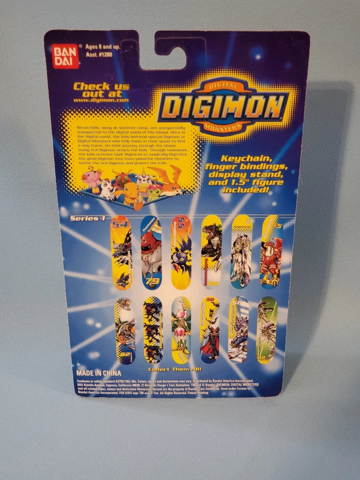 Neue seltene Digimon Phantomon Skateboard Bandai H-T Mini Figur Rarität - Bild 3 von 4