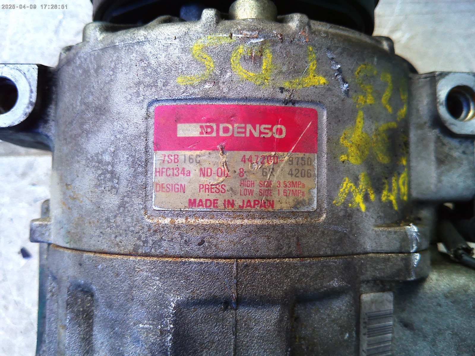 4472009750 COMPRESSORE ARIA CONDIZIONATA / 110136 PER BMW SERIE 5 BERLINA E39