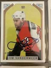 Signed Jim Vandermeer Flyers 2003/04 Topps C55 Auto Card Wow!