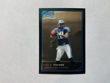 Topps 2006 Bowman Chrome Vince Young Rookie Card #221 Tennessee Titans. rookie card picture