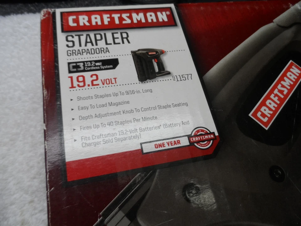 Craftsman 11577 C3 19.2V Stapler - Part # 11577 (pics) - Image 3 of 4