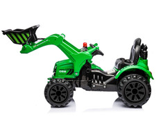 12V Kids Ride-On Excavator w/ Working Arm  Safety Belt   Perfect Birthday Gift