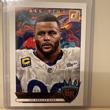 2025 DONRUSS FOOTBALL AARON DONALD DE RAMS ALL-TIME GRIDIRON KINGS SP