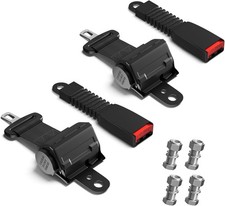 Golf Cart Seat Belts, 40" Retractable Universal Seat Belts Kit for Club Car EZGO