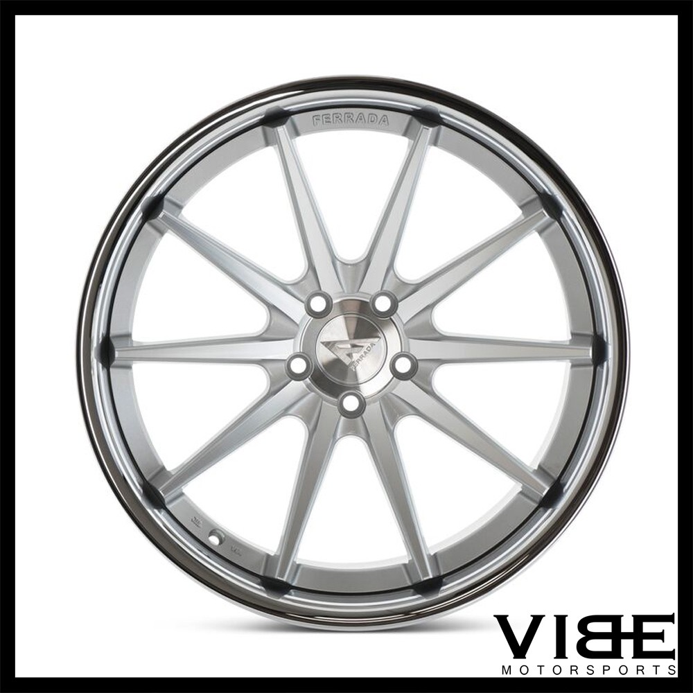 20" FERRADA FR4 SILVER CONCAVE WHEELS RIMS FITS AUDI R8