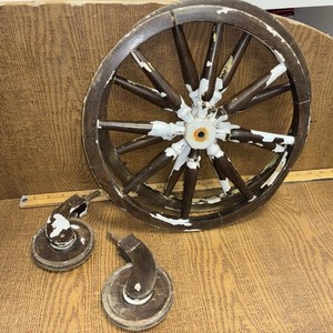 Drop Leaf Butler or Bar Serving Cart Wheels Parts