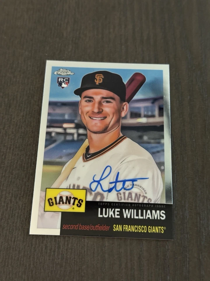 2022 Topps Chrome Platinum Anniversary Autographs LUKE WILLIAMS Auto ROOKIE RC - Image 4 of 4
