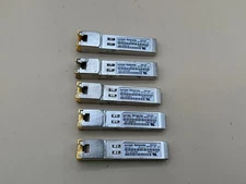 LOT OF 5 JUNIPER NETWORKS SP7041-M1-JN 740-013111 1000 BASE-T RJ45 TRANSCEIVER