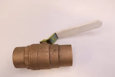 Standard Port Solder 600# Ball Valve Lead-Free Cast Bronze 2"