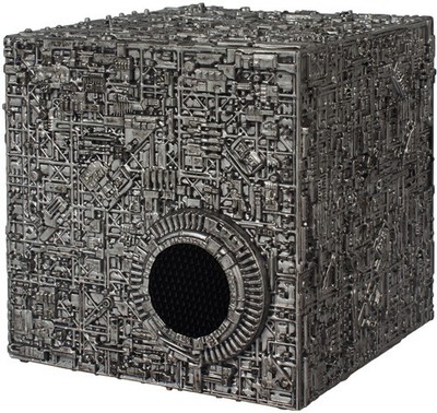 Fametek STBORG - Star Trek: The Next Generation - Borg Cube Bluetooth Speaker wi