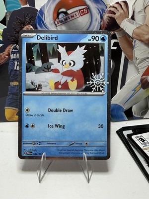 Delibird 046 193 Holiday Calendar Snowflake Stamp Promo Pokemon Card 2025 A