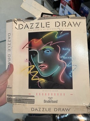 Dazzle Draw by Broderbund Software for Apple II+,IIe,IIc,IIgs 1984