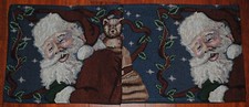 Table Runner Santa Toys Bear Snow Red Evening Blue Christmas Holiday Winter NEW