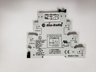 ALLEN BRADLEY 700-HLT1U1-EX TERMINAL BLOCK RELAY W/SOCKET SERIES A