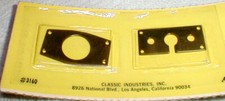 Classic Brass Motor Mounting Kit for CM160 16D Mabuchi 3160 Original 1960s NOS