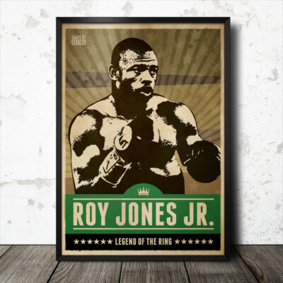 Roy Jones Jr. Boxen Kunst Poster Druck