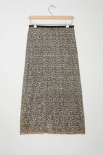 New Anthropologie Maeve Anina Shimmer Midi Skirt Size 0 MSRP: 110