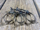 X5 Vintage Bike Bicycle WEINMANN 1" INCH Chrome Cable Clamps 25.4mm NOS BMX