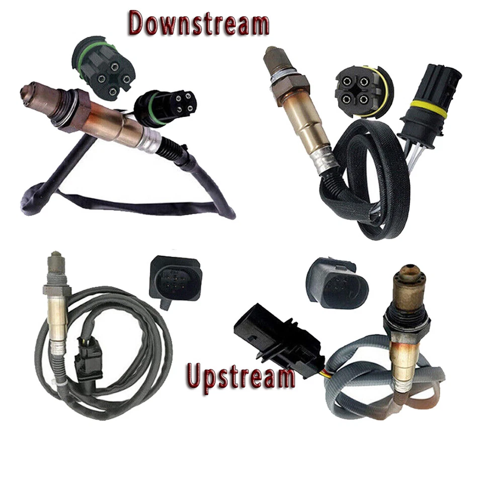 Sensor de oxígeno O2 aguas arriba+aguas abajo 4 piezas para BMW 135I 335I 335IS 335XI X3 X5 Z4 3.0si Foto 4 de 4