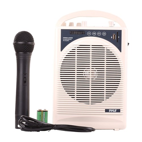 Pyle PWMA120BM Portable PA Speaker 