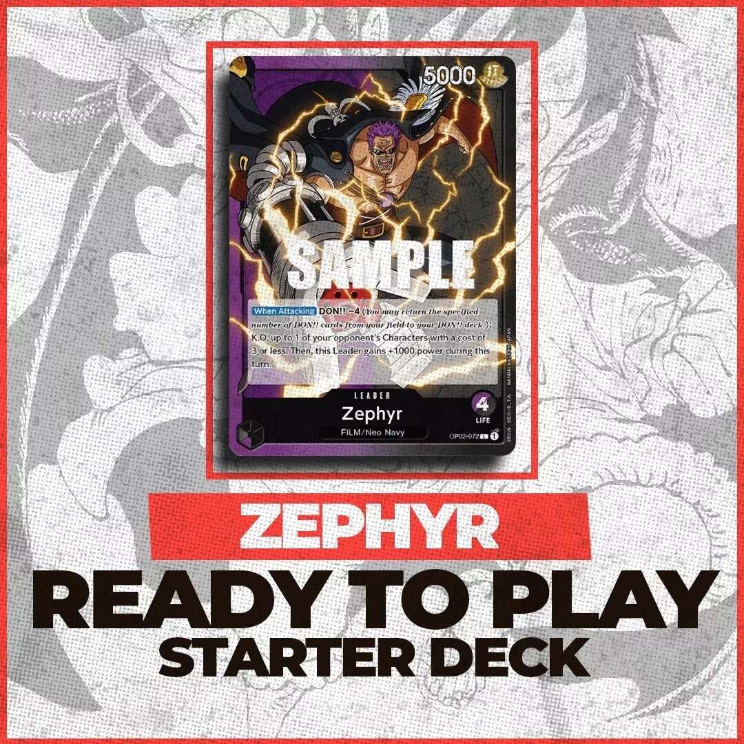 Zephyr is my favorite one piece character, are there any good decks for  him? : r/OnePieceTCG