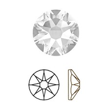 1440 Swarovski 2088 20ss 5mm flatback rhinestones ss20 clear CRYSTAL 001 