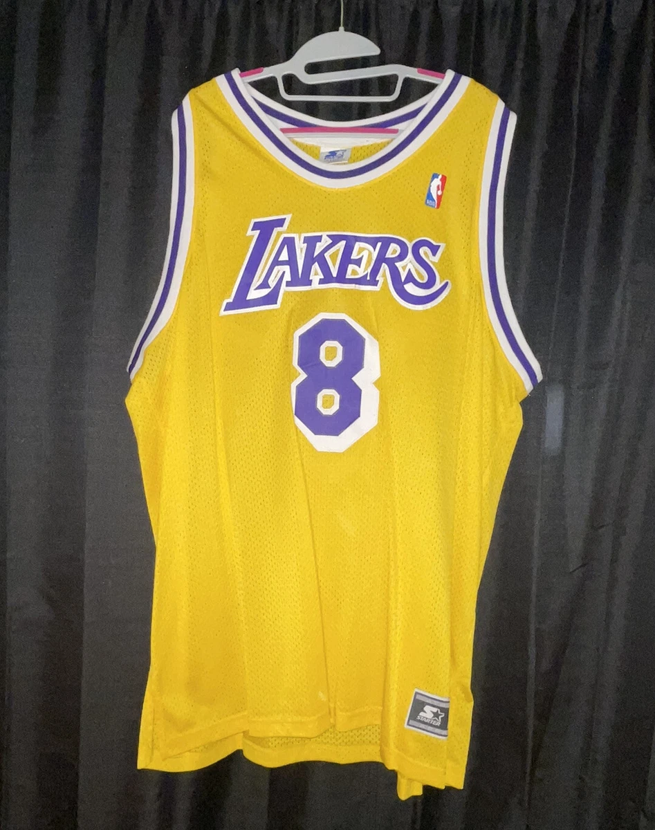 VTG Starter NBA Los Angeles Lakers Kobe Bryant #8 Rookie Year Jersey