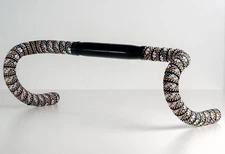 BTP Bicycle Handlebar Tape Woven SETTIA BLACK Road Touring MTB Bikes