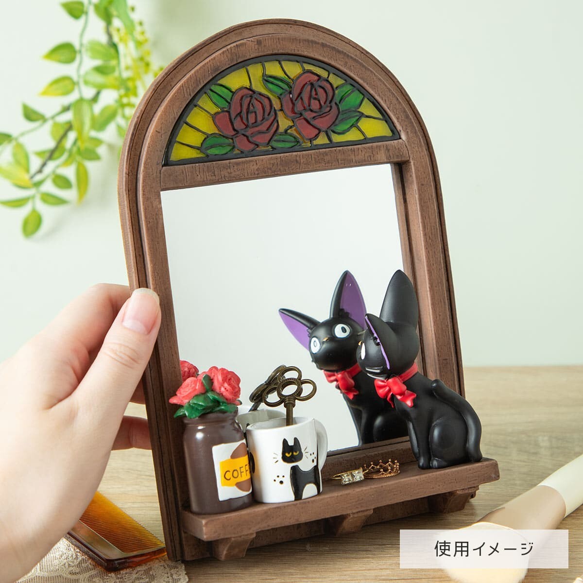 Kiki's Delivery Service Stand Mirror Jiji Window Wall Hanging