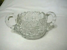 1920-1940's Heavy Cut Crystal -Two Handled Multi-purpose Bowl