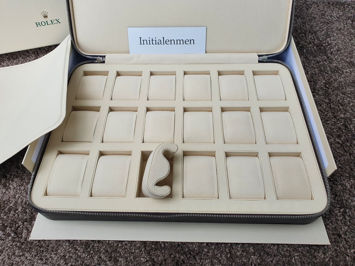 ROLEX TRAVELCASE for 18 WATCHES dealer NEW CANVAS 100% authentic