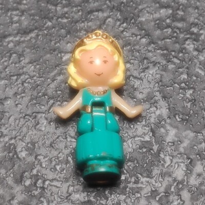 Vintage Polly Pocket Rose Dream Locket Puppe Figur Aus Der Kette 1993 Bluebird