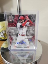 2023 Topps Series 2 Michael Siani Black Rookie Autograph 062/199 -Reds