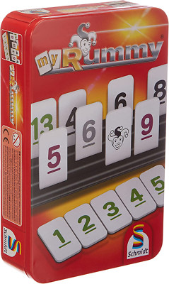 Schmidt Spiele 54281 51281 My Rummy, Bring Mich Mit Spiel in Der Metalldose