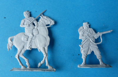 Plats d'étain - Zinnfiguren - Flat tin : WW1 - 42 infanterie française