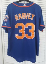 Steiner COA Matt Harvey Signed Auto Autograph NWT Majestic NY Mets Jersey Italy
