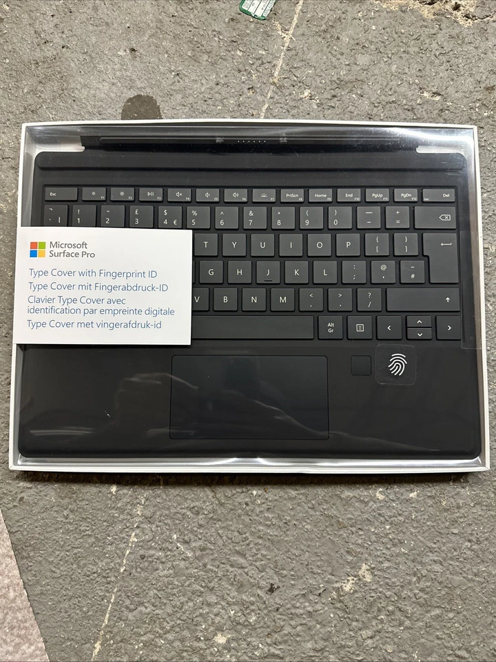Microsoft Surface Pro 3,4,5,6 & 7 Type Cover Fingerprint ID Reader UK QWERTY - Image 2 of 4