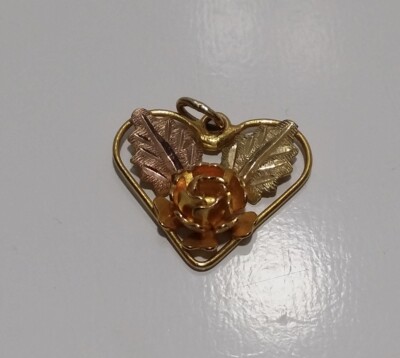 LANDSTROM’S 10k BLACK HILLS GOLD Heart Pendant