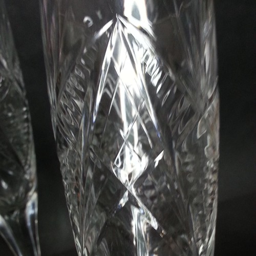 5oz (150ml) Crystal Champagne Flute 7.57" Tall, Set of 4 - Picture 5 of 13