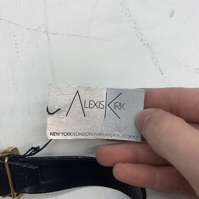 Alexis Kirk Womens Black Stone adjustable Belt Alexis Kirk Womens Black Stone adjustable Belt main image 4