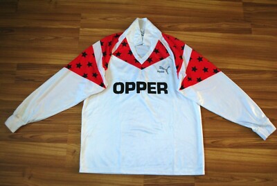PUMA WEST GERMANY FORTUNA DUSSELDORF ? EINTRACHT ? VINTAGE FOOTBALL SHIRT 7-8 