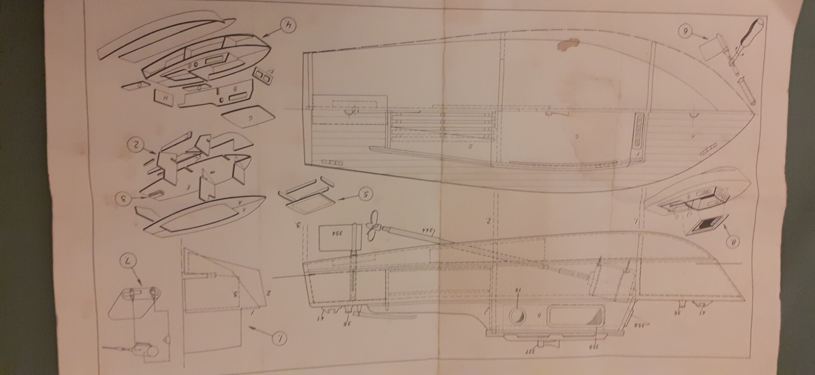 wooden model boat kit eBay