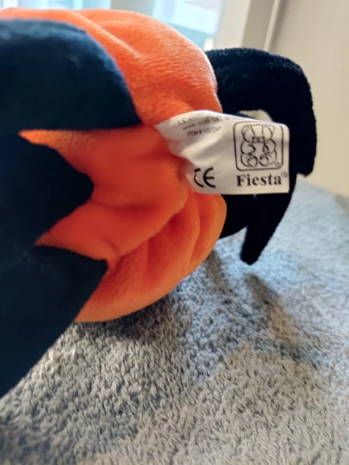 Juguete de peluche de 6,5" Halloween calabaza araña fiesta nuevo animal de peluche Foto 3 de 4