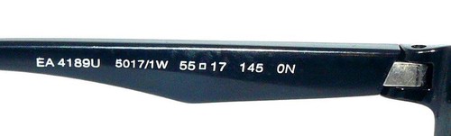 ARMANI BRILLE SCHWARZ 4198 ADLER LOGO HERREN 3140 EA7 FASSUNG 4033 GESTELL 4115 - Bild 5 von 6