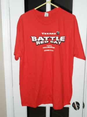 red texans shirt