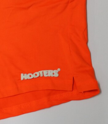 NEW! HOOTERS ORANGE SUPER SEXY AUTHENTIC UNIFORM SHORTS NEW STYLE
