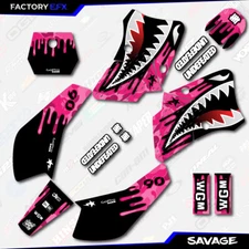 Pink Savage Racing Graphics Kit fits 00-13 YAMAHA TTR90 TTR 90 decal